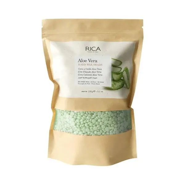 RICA Депилаторни восъчни гранули - Rica Aloe Vera Hard Wax Beads, 150 гp