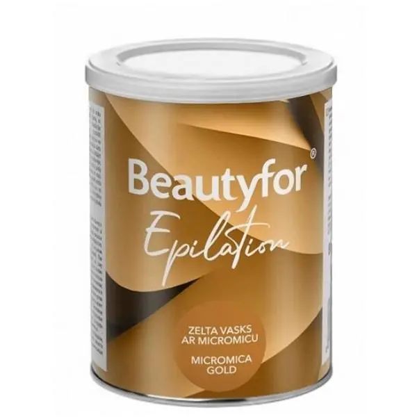 Beautyfor Депилиращ восък в кутия - Beautyfor Epilation Micromica Gold, 800 мл