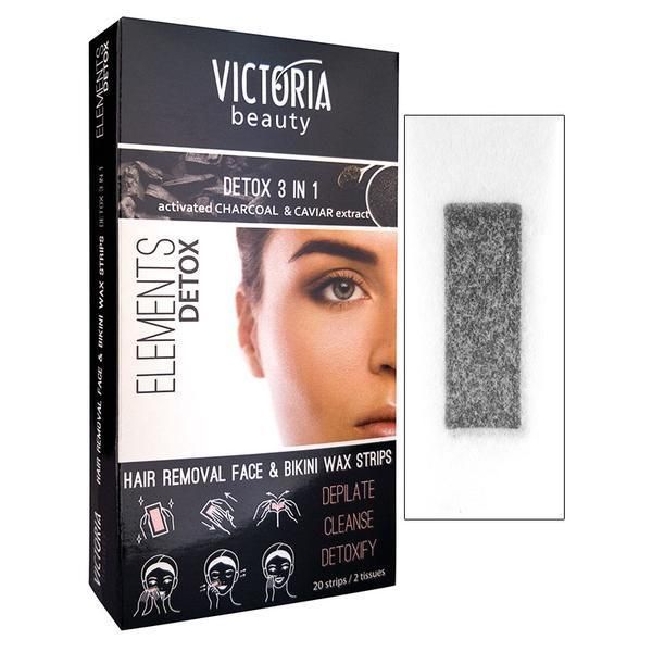 Camco Депилиращи ленти за лице Detox 3 в 1 Camco - 20 броя