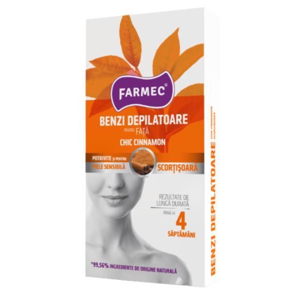 Farmec Депилиращи ленти за лице с канела Charmec Chic Cinnamon Farmec 20бр