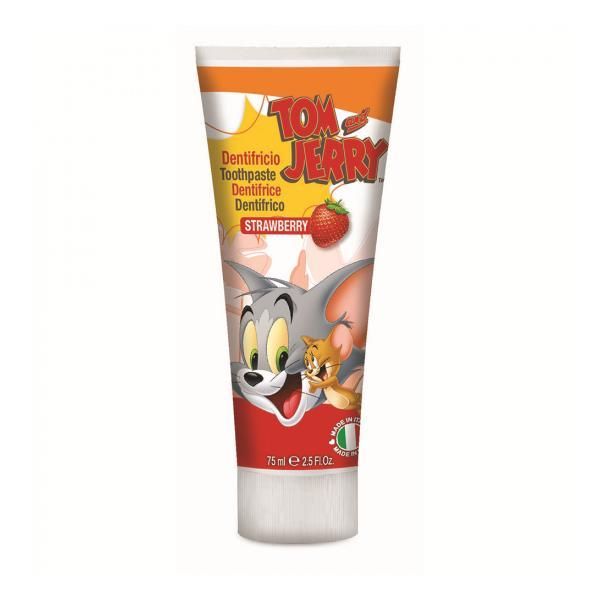 Naturaverde Детска паста за зъби Tom and Jerry Naturaverde с ягоди, 75 мл