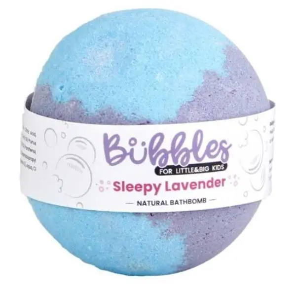 Bubbles Детска топка за баня с лавандула - Bubbles Sleepy Lavender For Little &amp; Big Kids, 115 гр