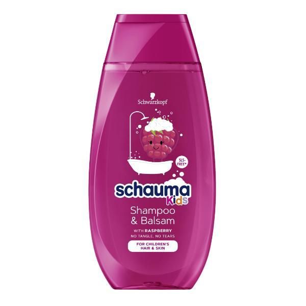Schauma Детски шампоан и балсам с малина за детска коса и кожа Schwarzkopf Schauma , 250 мл