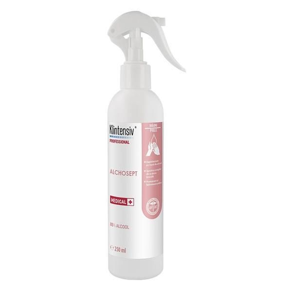 Klintensiv Дезинфекционен препарат за ръце - Klintensiv Professional Alcosept Medical, 250 мл