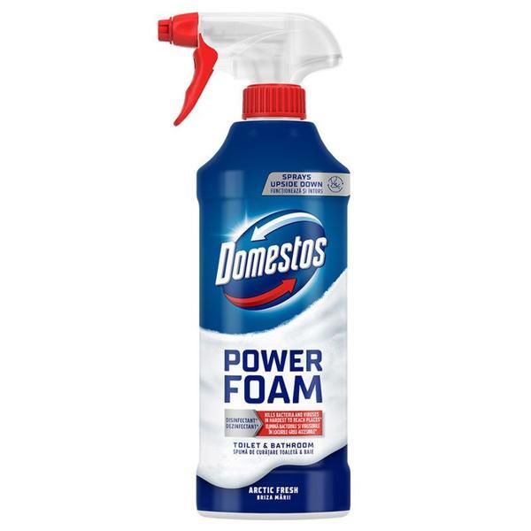 Domestos Дезинфектант под формата на пяна Briza Marii Cleaning Foam Spray - Domestos Spray Power Foam Arctic Fresh, 435 мл
