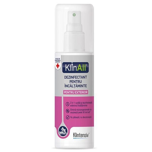 Klintensiv Дезинфектант спрей за обувки Klintensiv KlinAll, 100 мл