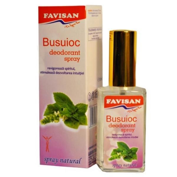 Favisan Дезодорант Favisan Basil Spray, 50 мл