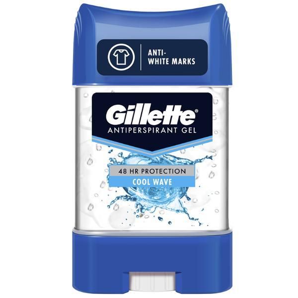 Gillette Дезодорант гел стик против изпотяване - Gillette Cool Wave Anti-White Marks, 70 мл