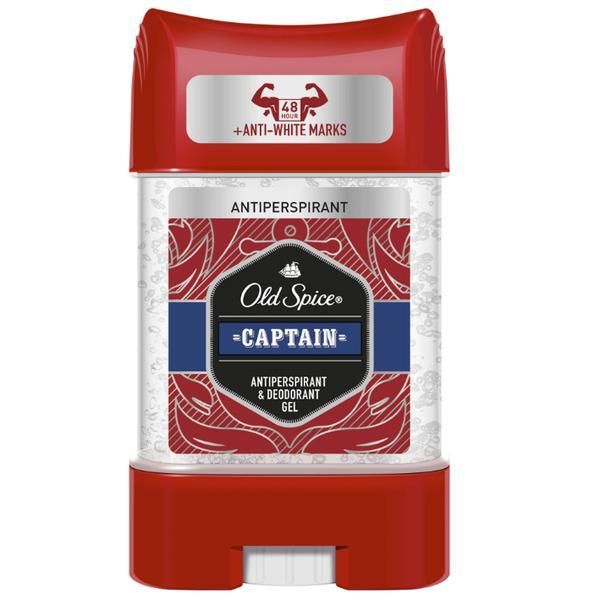 Old Spice Дезодорант против изпотяване гел за мъже - Old Spice Captain, 70 мл