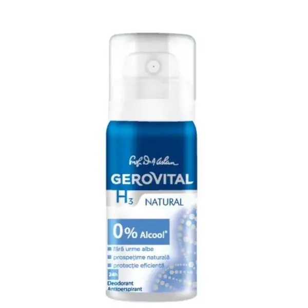 Gerovital Дезодорант против изпотяване Gerovital H3 Evolution - Natural, 40мл