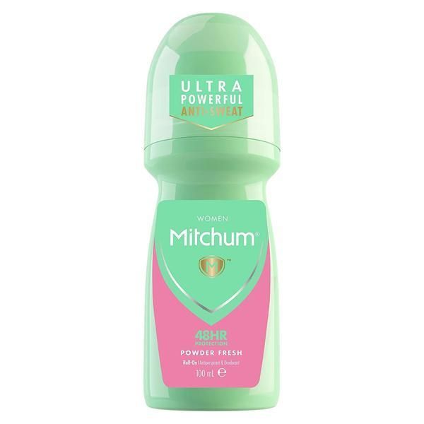 Mitchum Дезодорант против изпотяване Roll-On - Mitchum Powder Fresh Women Deodorant Roll-On 48 часа, 100 мл