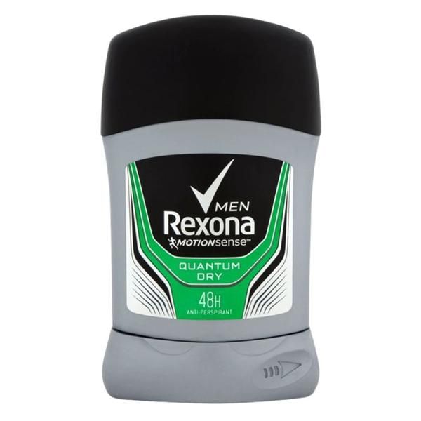 Rexona Дезодорант Quantum Antiperspirant Stick за мъже - Rexona Men MotionSense Quantum Dry 48h, 50 мл