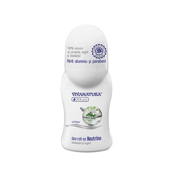 Vivanatura Дезодорант Roll-On Neutrino Бисаболол и сребро Vivanatura, 50 мл