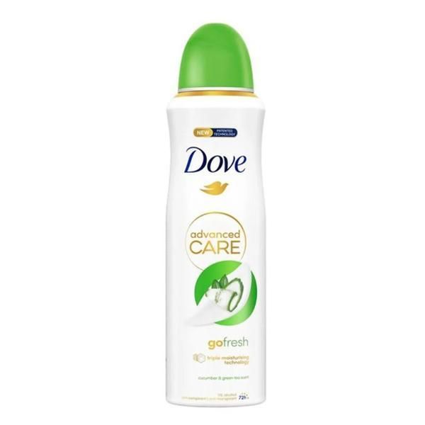 Dove Дезодорант спрей - Dove Advanced Care Go Fresh Cucumber &amp; Green Tea, 200 мл