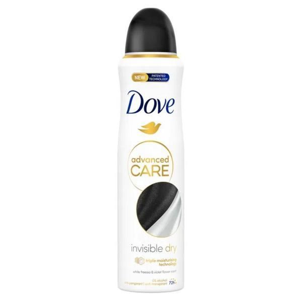Dove Дезодорант спрей - Dove Advanced Care Invisible Dry, 150 мл