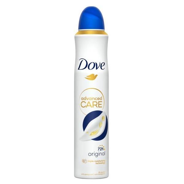 Dove Дезодорант спрей - Dove Advanced Care Original Anti-Perspirant, 200 мл