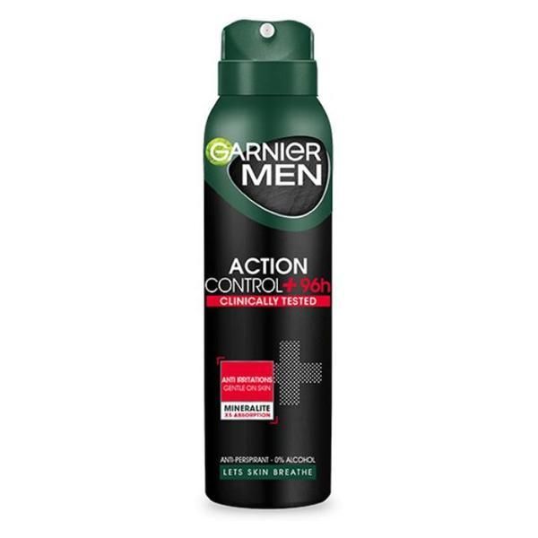 Garnier Дезодорант спрей против изпотяване - Garnier Men Action Control +96h клинично тестван, 150 мл