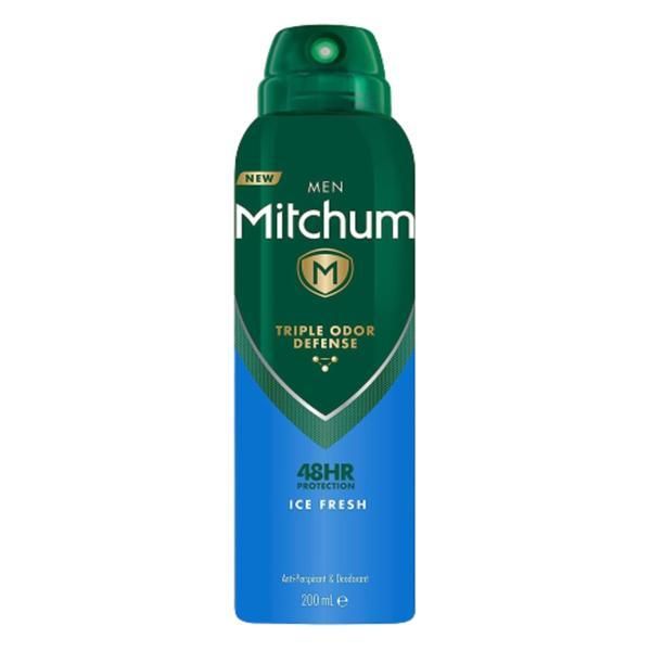 Mitchum Дезодорант спрей против изпотяване - Mitchum Clean Ice Fresh Men дезодорант спрей 48 часа, 200 мл