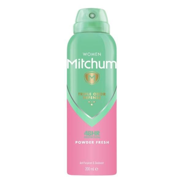 Mitchum Дезодорант спрей против изпотяване - Mitchum Powder Fresh Women Deodorant Spray 48 часа, 200 мл