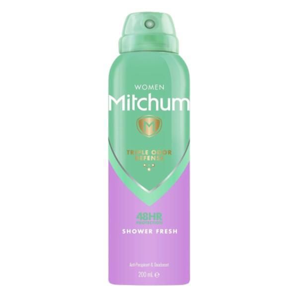 Mitchum Дезодорант спрей против изпотяване - Mitchum Shower Fresh Women Deodorant Spray 48 часа, 200 мл