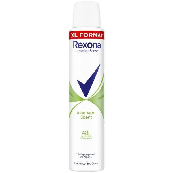 Rexona Дезодорант-спрей против изпотяване за жени с алое вера - Rexona MotionSense Aloe Vera 48h, 200 мл