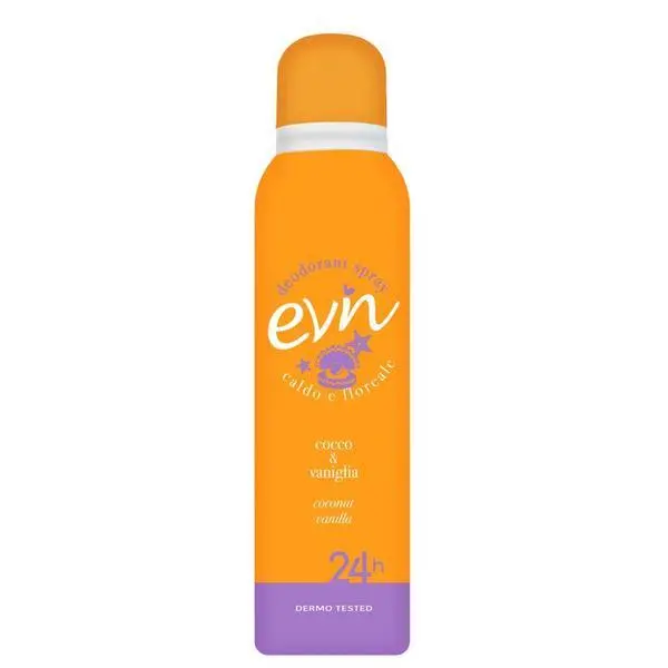 Evin Дезодорант спрей с кокос и ванилия - Evin Young Coconut &amp; Vanilla Deodorant Spray 24h, 150 мл