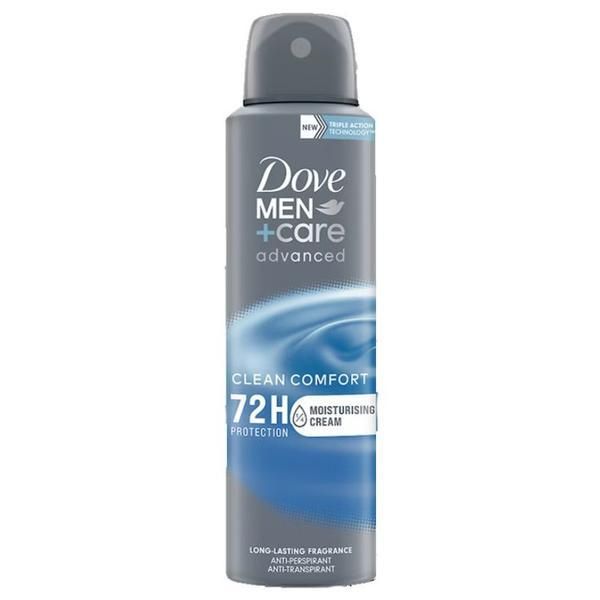 Dove Дезодорант спрей за мъже - Dove Men +Care Advanced 72h Protection Clean Comfort, 150 мл