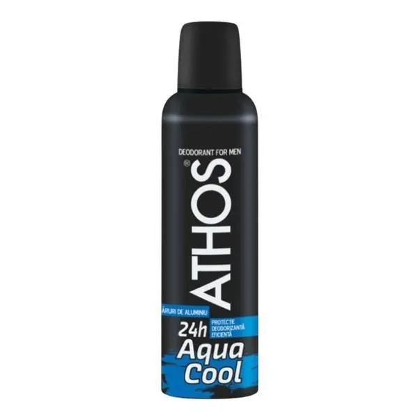 Farmec Дезодорант спрей за мъже - Farmec Athos Aqua Cool 24 H, 150 мл