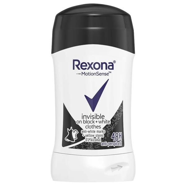 Rexona Дезодорант стик против изпотяване за жени - Rexona MotionSense Invisble 48h, 40 мл