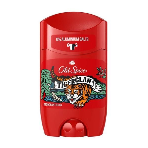 Old Spice Дезодорант-стик за мъже - Old Spice TigerClaw Deodorant Stick, 50 мл