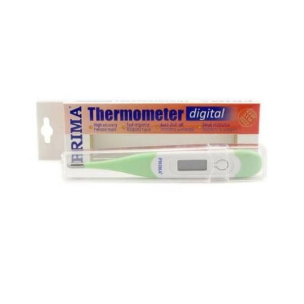 Prima Дигитален термометър с гъвкав връх Prima, в пластмасова кутия