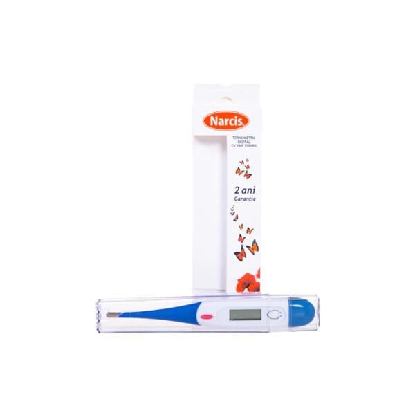 Narcis Дигитален термометър с тяло с гъвкав връх Narcis