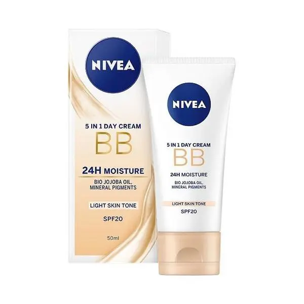 Nivea Дневен BB крем с SPF15 - Nivea 5 в 1, 50 мл