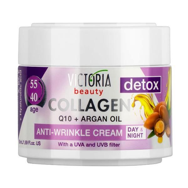 Camco Дневен и нощен крем Колаген против бръчки 40-55 години Victoria Beauty Camco, 50мл.