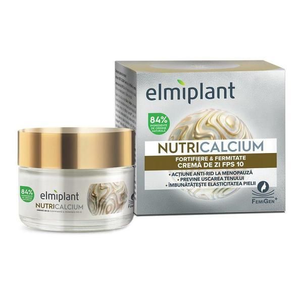 Elmiplant Дневен крем FPS 10 Укрепване и стягане - Elmiplant Nutricalcium, 50 мл