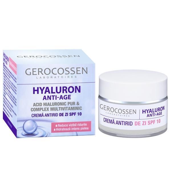Gerocossen Дневен крем против бръчки SPF 10 Hyaluron Anti-Age Gerocossen, 50 мл