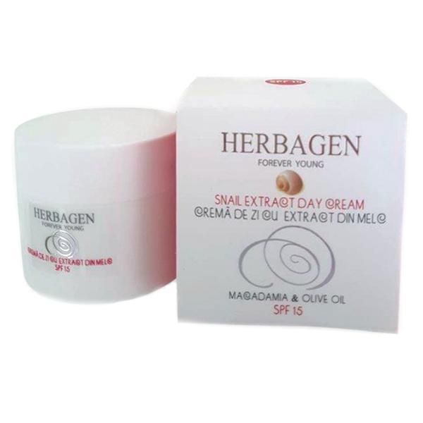 Herbagen Дневен крем с екстракт от охлюв SPF 15 Herbagen, 50г