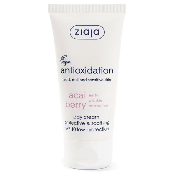 Ziaja Дневен крем с SPF 10 - Ziaja Acai Berry Early Wrinkle Correction, 50 мл