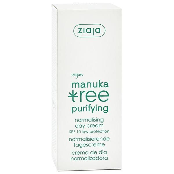 Ziaja Дневен крем - Ziaja Manuka Tree Purifying Normalizing Day Cream SPF 10, 50 мл