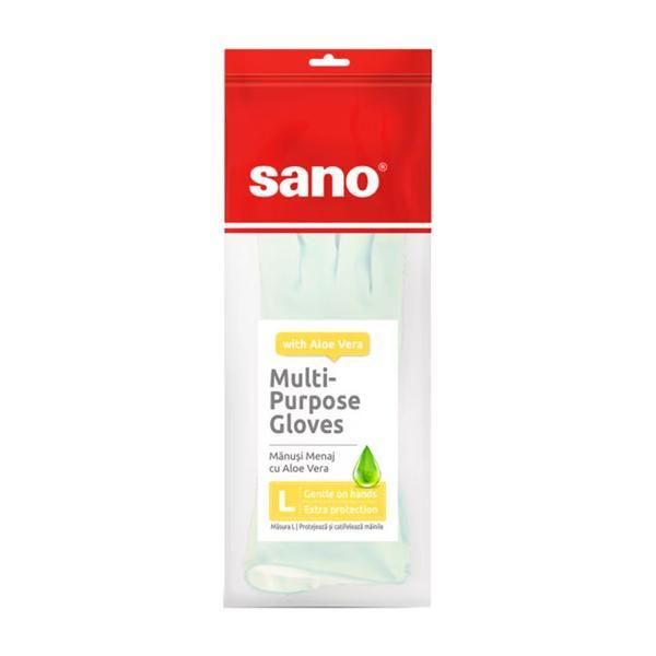 Sano Домашни ръкавици с Алое Вера Sano, размер L, 1 опаковка