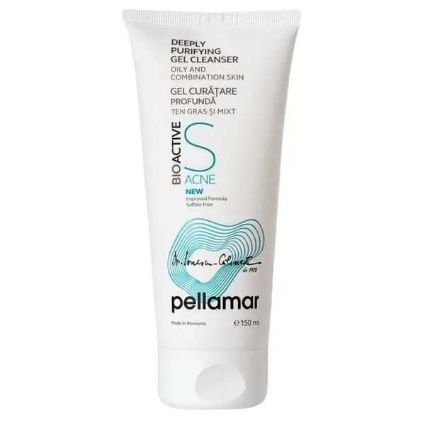 Pellamar Дълбоко почистващ гел - Pellamar BioactiveSAcne Deeply Purifying Gel Cleanser, 150 мл