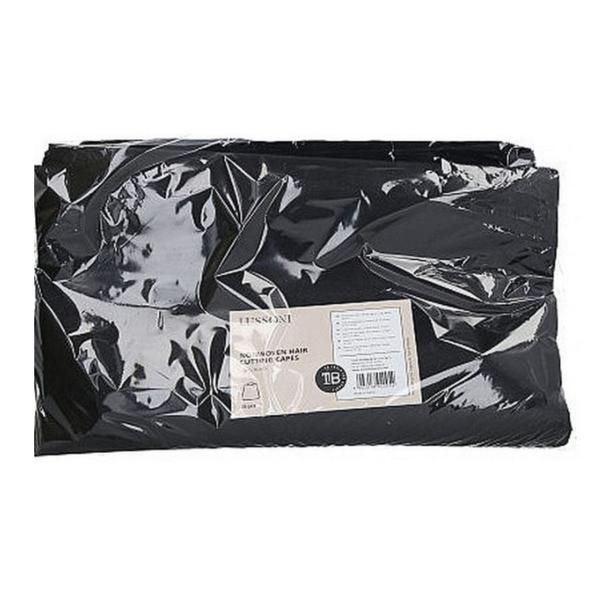 Lussoni Дълги черни нетъкани пелерини за рязане - Lussoni Cutting Long Cape Fiber Black 10бр