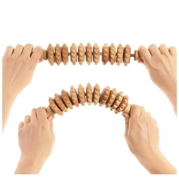 Tuuli Дървена масажна ролка за мадеротерапия, Natur - Tuuli, 1 бр