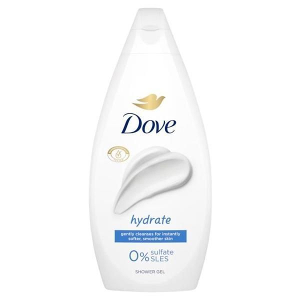Dove Душ гел - Dove Essential Care Hydrate Shower Gel, 450 мл