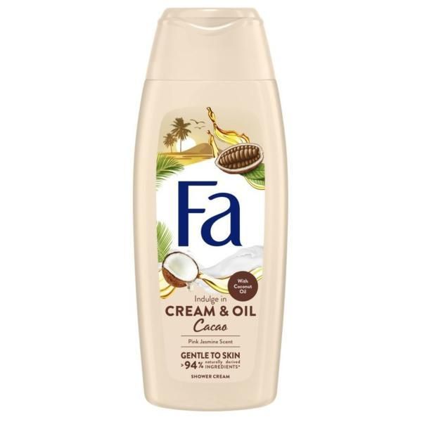 Fa Душ гел - Fa Cream &amp; Oil Cacao, 400 мл