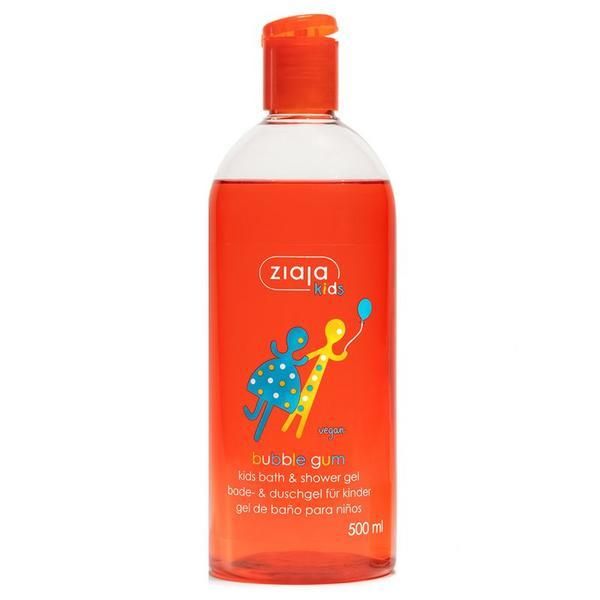 Ziaja Душ гел и пяна с вкус на дъвка - Ziaja Kids Bath &amp; Shower Gel Bubble Gum, 500 мл