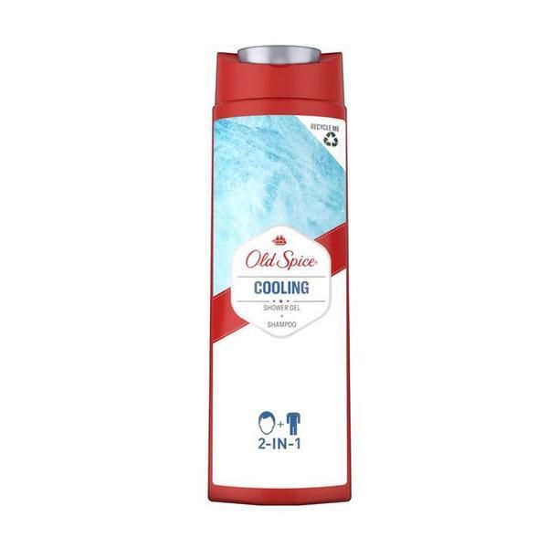 Old Spice Душ гел и шампоан за мъже - Old Spice Cooling Shower Gel + Shampoo 2in1, 400 мл