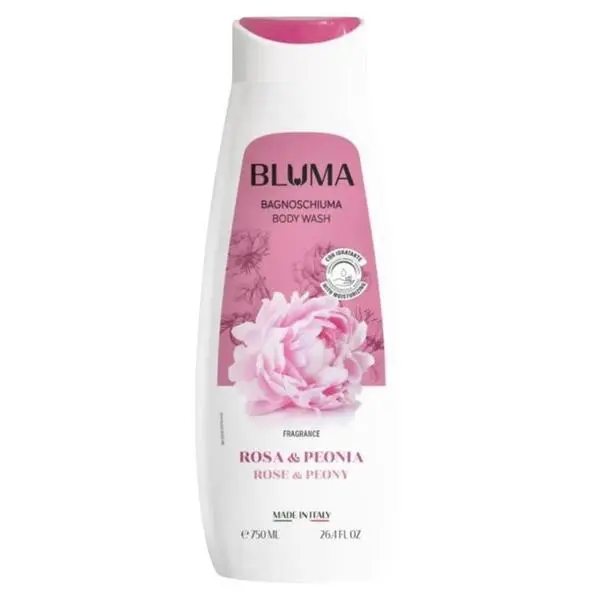 Bluma Душ гел Роза и божур Bluma, 750 мл
