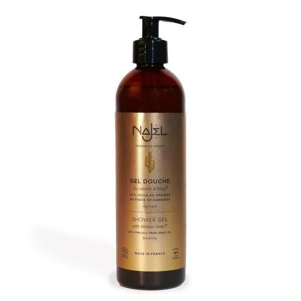 Najel Душ гел с алепски сапун и 20% кактусово масло - Najel Gel Douche au Savon d&#039;Alep, 500 мл