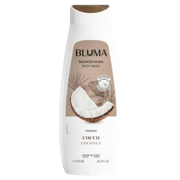 Bluma Душ гел с аромат на кокос - Bluma Body Wash with Coconut, 750 мл